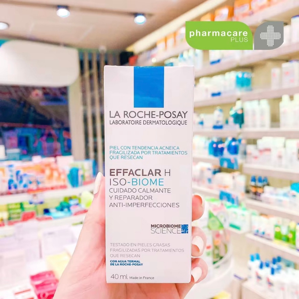 แท้ La Roche-Posay EFFACLAR H ISO-BIOME Cream 40 ML ลา โรช เอฟฟาคลาร์ เอช ไอโซ-ไบโอม 40 มล