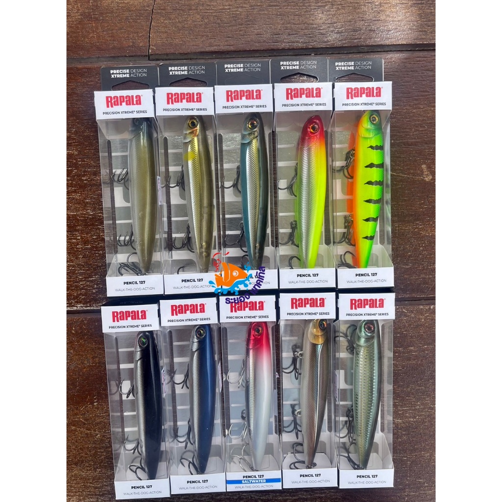 เหยื่อปลอม RAPALA PENCIL 127mm 26gExoและSaltwater