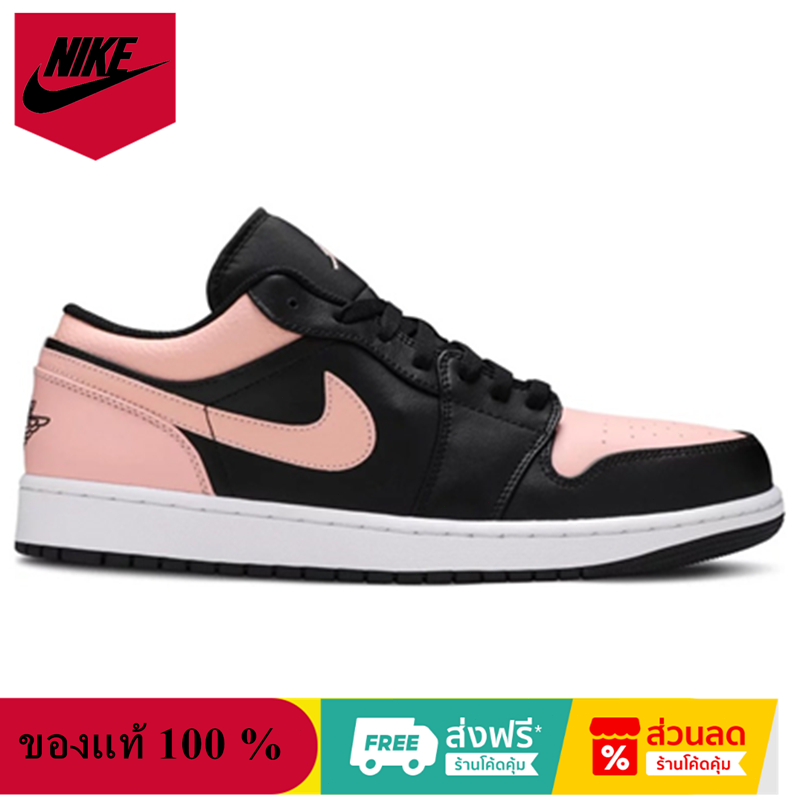 Nike Air Jordan 1 Low Crimson Tint 553558-034 รองเท้าผ้าใบ