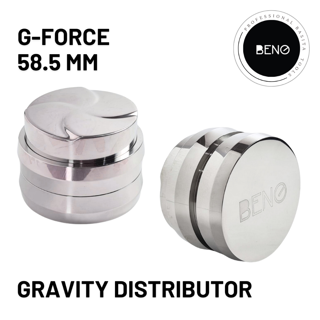 Beno G Force Gravity Distributor อุปกรณ์เกลี่ยกาแฟให้เรียบ ใบพัดเลื่อนขึ้นลงตามแรงโน้มถ่วง-แรงต้านจากกาแฟ ดิสทริบิวเตอร์