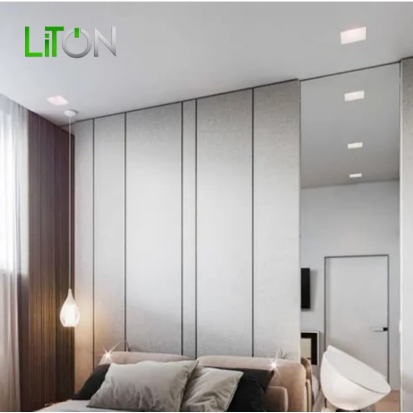 Liton โคมดาวน์ไลท์ ฝังฝ้า สี่เหลี่ยม PANEL LIGHT รุ่น DLUX รุ่นบาง 6W 9W 12W 18W - รูปที่ 7