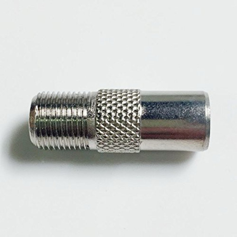 แจ๊คเหล็กเสาอากาศ RF ตัวผู้ท้ายเกลียวนอกแบบF-TYPEแบบตัว