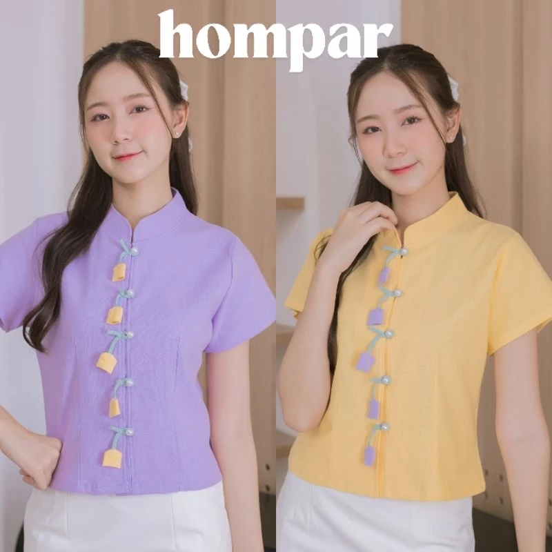 เสื้อผ้าฝ้ายเนื้อนุ่ม รุ่นพวงมาลา