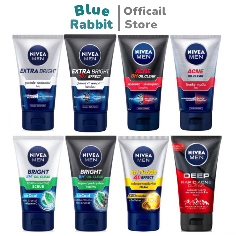 [100ml.] นีเวีย เมน โฟมล้างหน้า ผู้ชาย 100 มล. NIVEA MEN FOAM 100 ml.  Nivea men foam โฟมล้างหน้าสำห