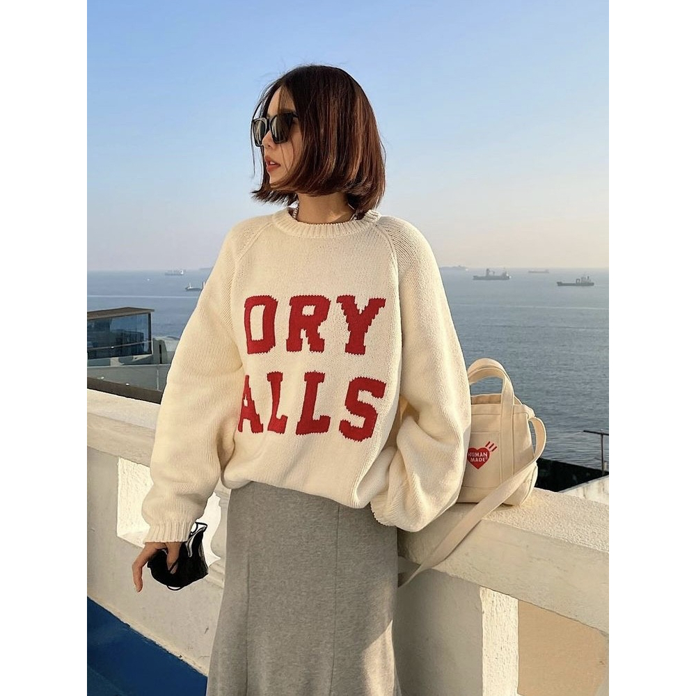 Humanmade แคชเมียร์ผสมผสาน กันหนาว sweater