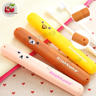 กล่องใส่แปรงสีฟันแบบพกพา กล่องเก็บแปรงสีฟัน ลายการ์ตูนน่ารัก สําหรับใส่แปรงสีฟัน เดินทาง ตั้งแคมป์ 1 ชิ้น