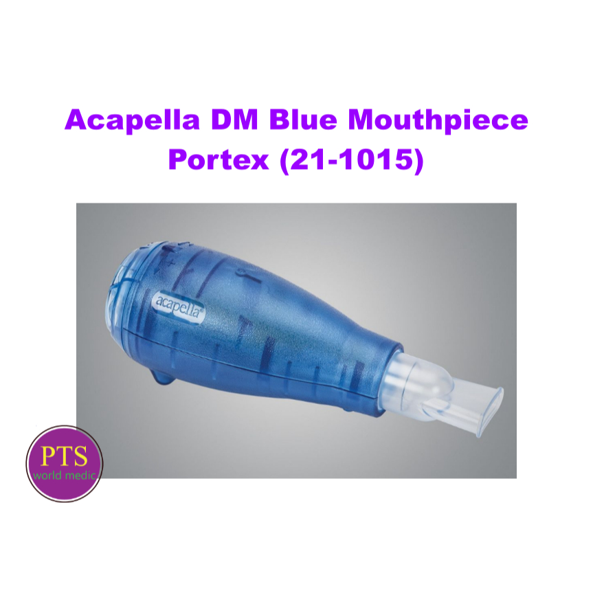 Acapella DM Blue Mouthpiece - Portex (21-1015) (แทน Acapella Choice Vibratory PEP เดิม)