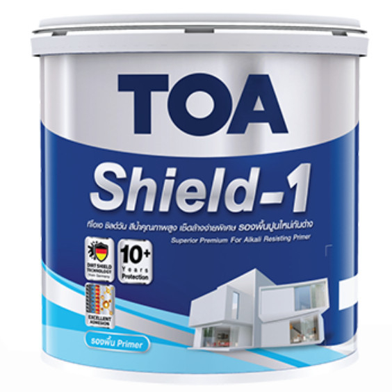 Beger สีรองพื้นปูนใหม่ Shield-1 E1000 White (กล)