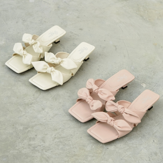 Pixie Buckle me รองเท้าส้นสูง 1.5นิ้ว มีโบว์คู่ ได้ฟีลปีกนางฟ้า