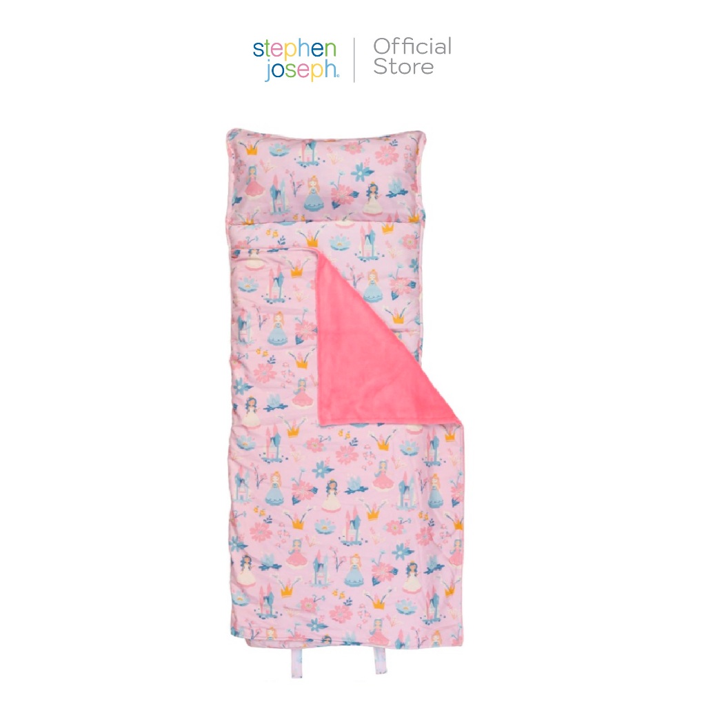 Stephen joseph ที่นอนเด็กแบบพกพา ยอดนิยมจากอเมริกา คุณภาพดี มาพร้อมหมอน ผ้าห่ม ALL OVER PRINT NAP MAT PRICESS(F24)