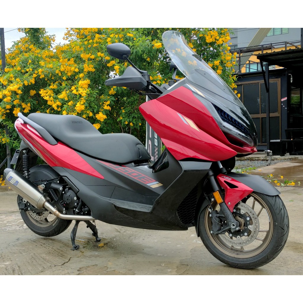 FULL SYSTEM PR2 R77 STAINLESS 35 CM FOR ZONTES350 (Not bomb)