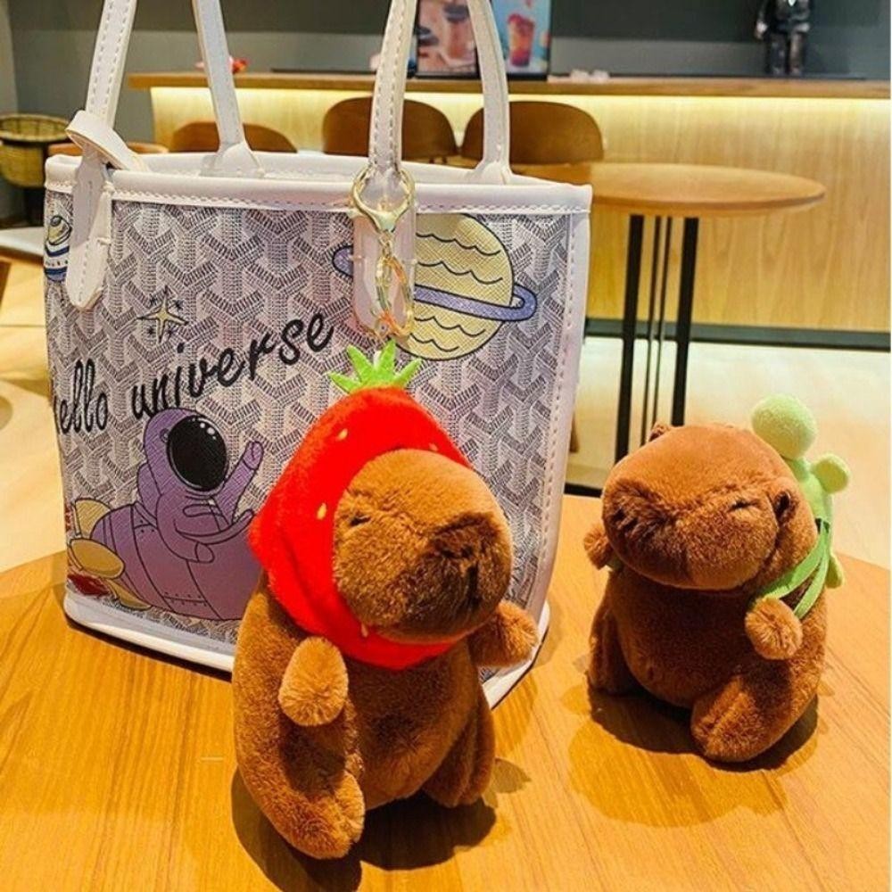 ตุ๊กตาการ์อนิเมะ Capybara Kawaii พวงกุญแจ น่ารัก ของขวัญเหมาะกับเด็ก ราคา ถูกที่สุด ดีลบีเคเค แกลเลอรีภาพที่ 8