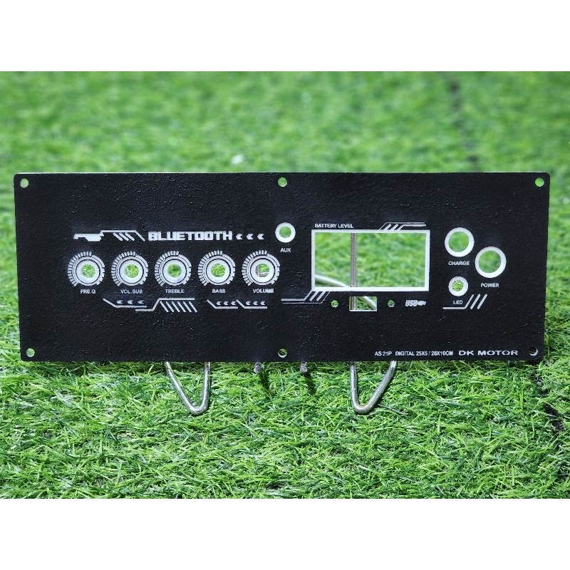 แผ่นเพลท รุ่น ZK-AS21P อะคริลิค ตู้บลูทูธ DIY ใส่ไฟได้ วัดแบตดิจิตอล เพลทตู้ลำโพง รุ่นAS21P