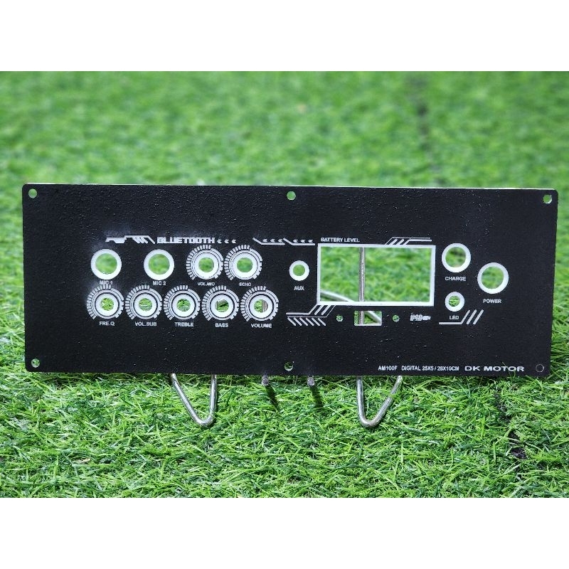แผ่นเพลท รุ่น ZK-AM100F อะคริลิค ตู้บลูทูธ DIY ใส่ไฟได้ วัดแบตดิจิตอล เพลทตู้ลำโพง รุ่นAM100F