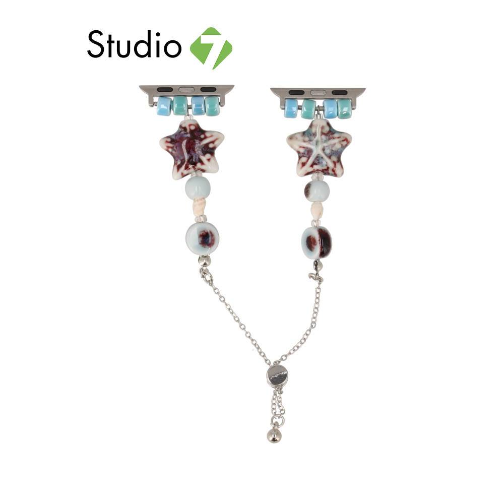 Blue Box สาย Apple Watch Strap Series 6,7,8,9,SE1,SE2 (40/41mm) Blue Beach By Studio7