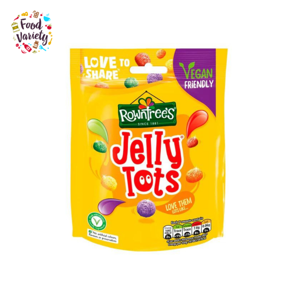 Rowntree's Jelly Tots Sweets Sharing Bag 150g