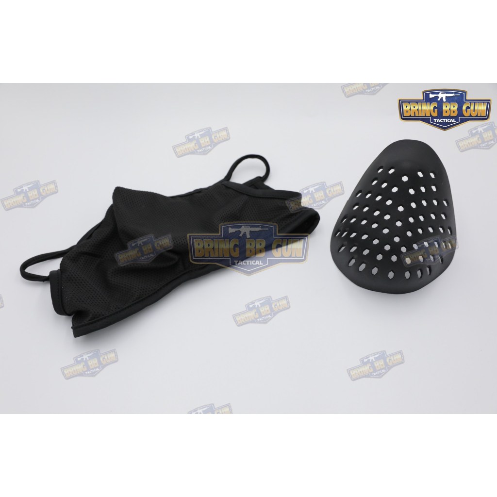 BR4 แมส+ตระแกรงกันปาก มี3สีให้เลือก สีดำ สีทราย สีเขียว BR4 - รูปที่ 5