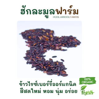 ข้าวไรซ์เบอร์รี่ ออร์แกนิค ตราฮักละมูลฟาร์ม Organic Thai Riceberry Rice