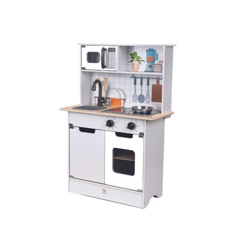 Hape - Kitchen with Light and Sound book ครัวน้อยมีไฟใส่ถ่าน มีเสียง (3y+) - E3213
