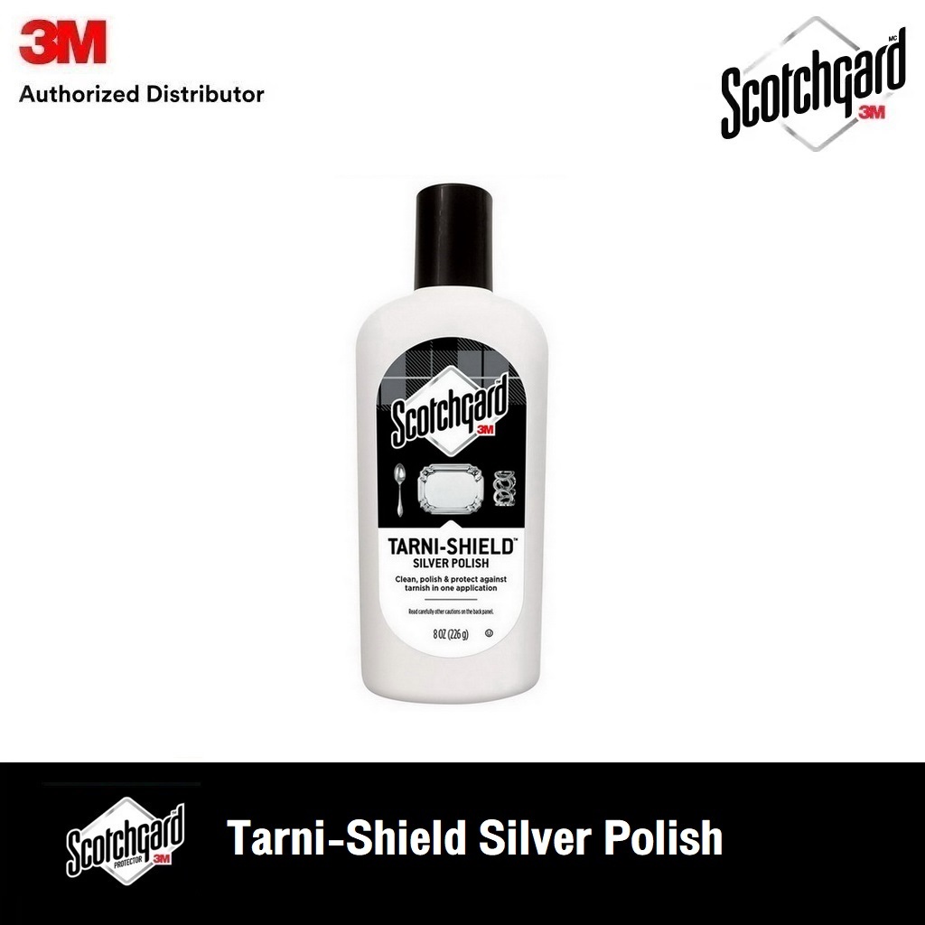 Scotchgard น้ำยาทำความสะอาด เคลือบเงา เครื่องเงิน Tarni-Shield Silver Polish, 8-Ounce