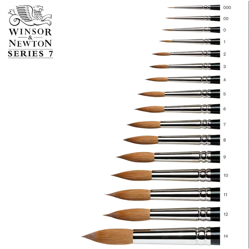 พู่กัน Winsor & Newton Series7 Kolinsky