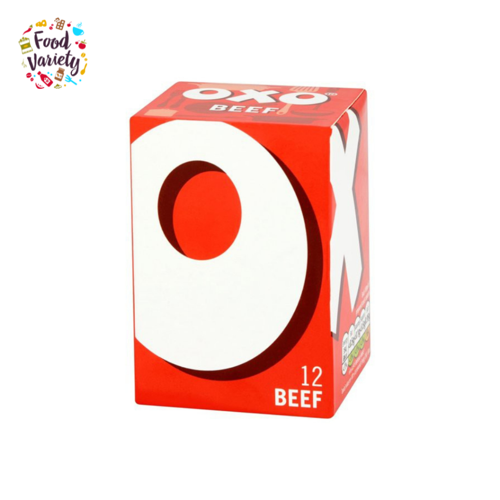 Oxo 12 Beef Stock Cubes 71g อ็อกโซ ก้อนซุปเนื้อวัว 12 ก้อน 71 กรัม