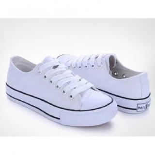 รองเท้าผ้าใบผู้หญิง ผู้ชาย รุ่นGwb001(whiteblack)