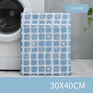 ShopAt.Two[WH0116-square] ถุงตาข่ายซักผ้า ช่วยถนอมผ้าและรักษาทรงของเสื้อผ้า มีหลายขนาดให้เลือก