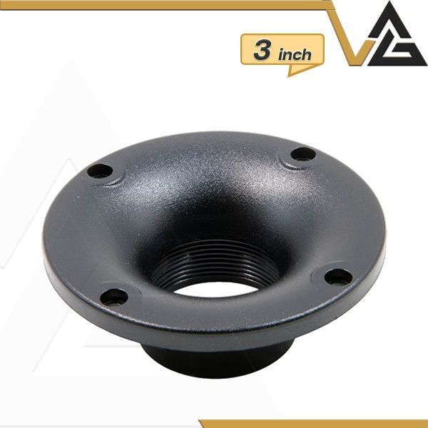 ปากเสียงแหลม ทวิตเตอร์ กลม 3 นิ้ว เกลียว 1.5 inch High Quality ABS Tweeter horn