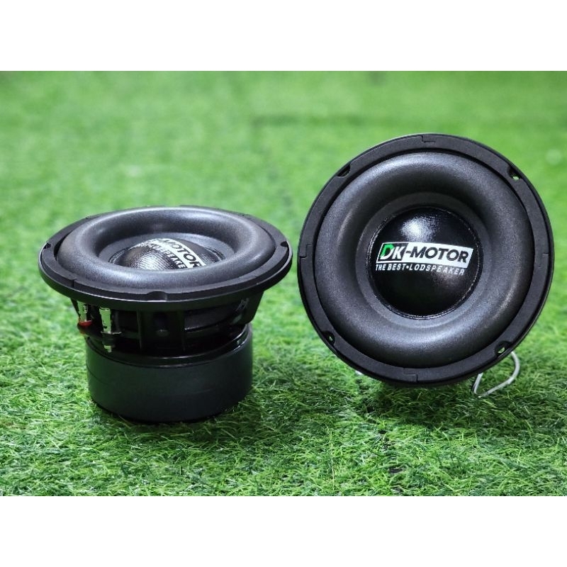 ซับDK MOTOR 6.5นิ้ว โครงดำ 4ก้าน 6.5” 120/20/2 v.35.5mm 2ohm ดอกเบส ดอกซับ วูฟเฟอร์ ลำโพงซับ diy รถย