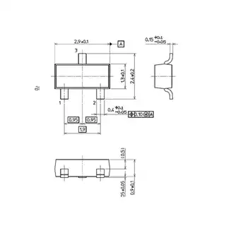 2X (MMBT4401) 2T (MMBT4403) ทรานซิสเตอร์ Transistor ยี่ห้อ ON (ราคาต่อ 1 ตัว)