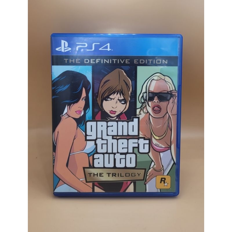 (มือสอง) มือ2 เกม ps4 : Grand theft auto THE TRILOGY โซน3 แผ่นสวย #Ps4 #game #playstation4