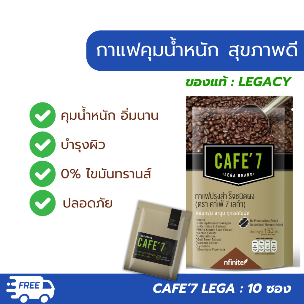 Cafe7 กาแฟ ของคนรักสุขภาพ คาเฟ่7