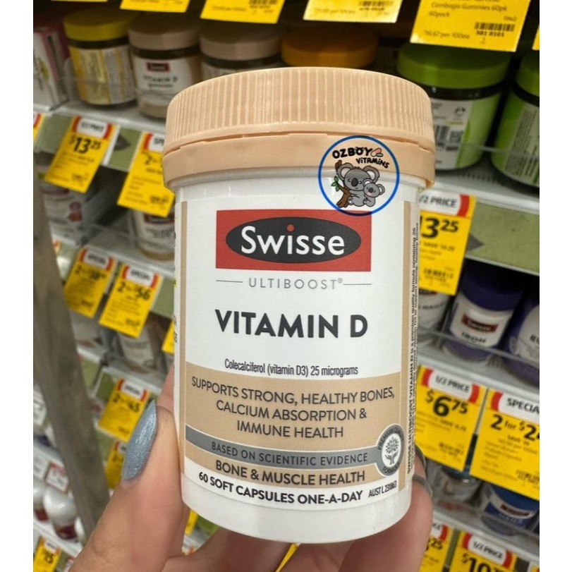 Swisse Ultiboos Vitamin D 60 caps
