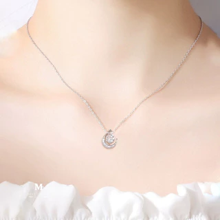 MEET💕พร้อมส่ง สร้อยเงิน Star Story เงินแท้925 แฟชั่นเกาหลี ไม่ลอกสี ไม่แพ้ผิว ใส่ทุกวัน necklace