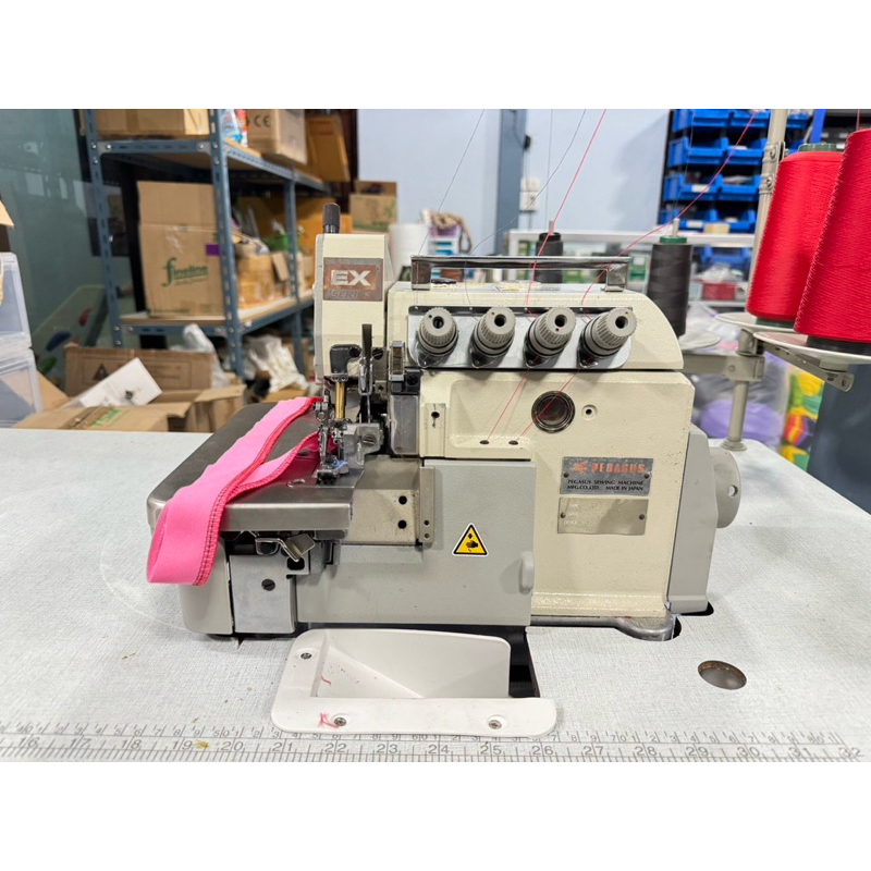 📌 จักรโพ้ง PEGASUS (ม้าบิน) EX/3,4เส้น มือสอง 📌จัดส่งภายใน 2-3 วันคะ  ( 1 คำสั่งซื้อ = จักร 1 คัน )