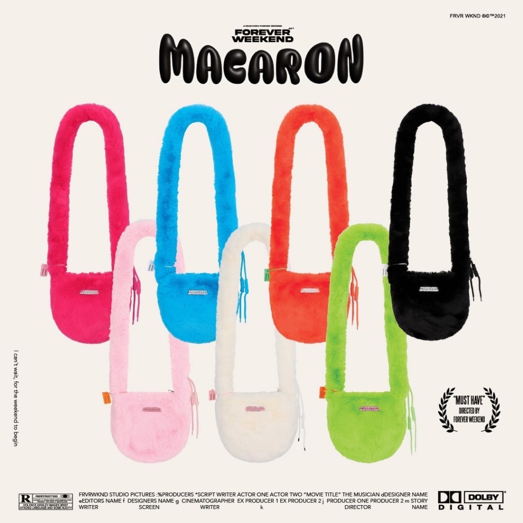 MACARON  FRVR togetther กระเป๋าขนนุ่มนิ่มพร้อมกลิ่นอายของขนม
