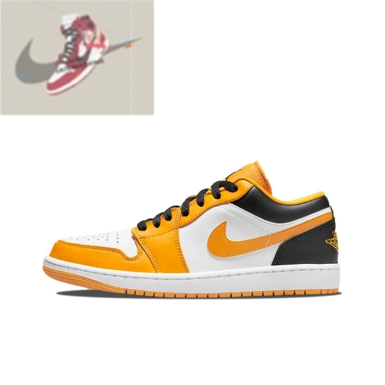 Jordan Air Jordan 1 low "taxi'  Black Yellow ( ของแท้ 100 %)