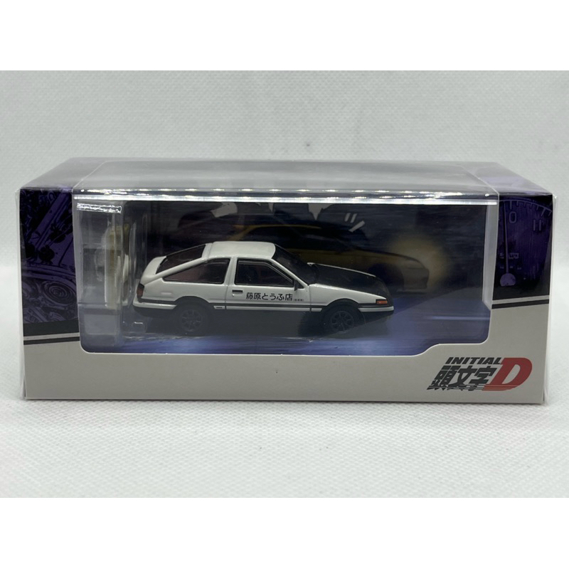 initial D Toyota AE86 VS Civic EK9 1/64 HobbyJapan
