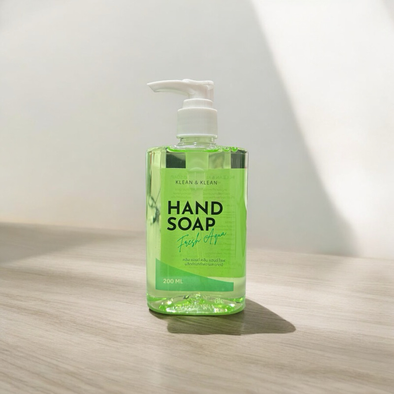 KLEAN&KLEAN สบู่เหลวล้างมือ สูตรอ่อนโยน กลิ่นFRESH AQUA 200 ML