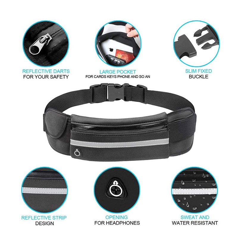 กระเป๋าคาดเอวออกกำลังกาย กระเป๋าคาดเอววิ่ง กระเป๋ากีฬา Sport Waist Bag เหมาะสำหรับกีฬา