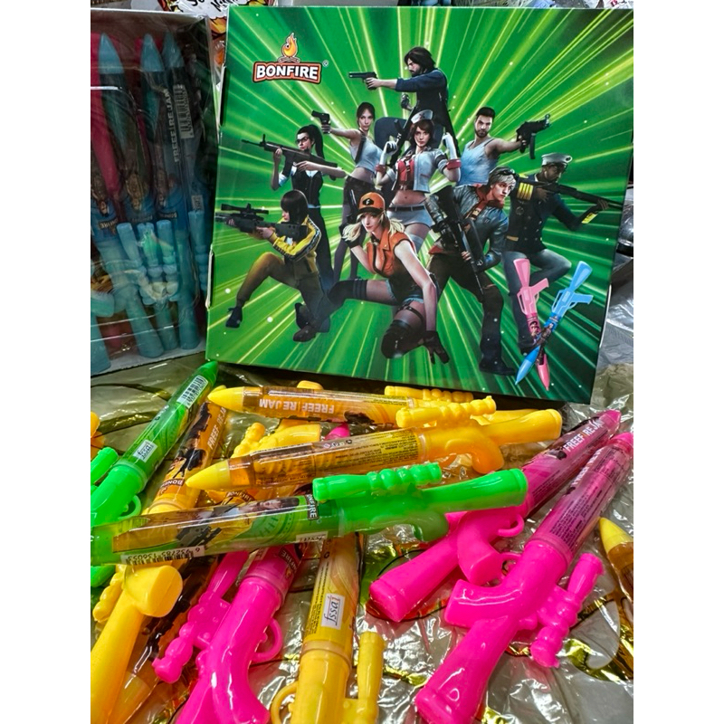 น้ำหวานปืนปากกาคละรสในกล่อง30ชิ้น