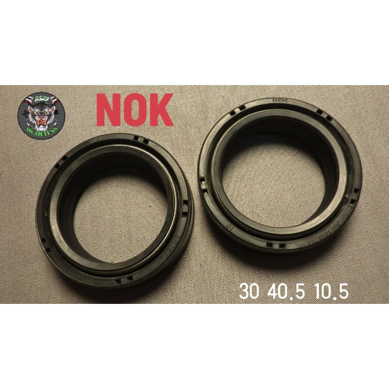 ซีลโช๊คหน้า RXK.RXZ.RXS.DT100.K125.RGV.TRS.TS100.125.JR.JR.S.GTO.KZR.*NOKแท้*30 40.5 10.5ลงใหม่ครับ