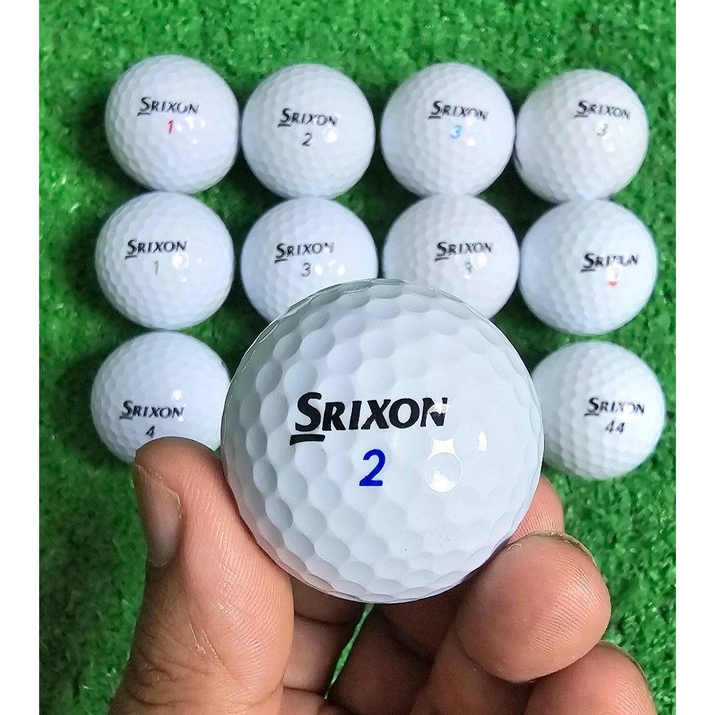 Srixon ลูกกอล์ฟมือสอง เกรด A สภาพ80-90%แพคละ 12ลูก