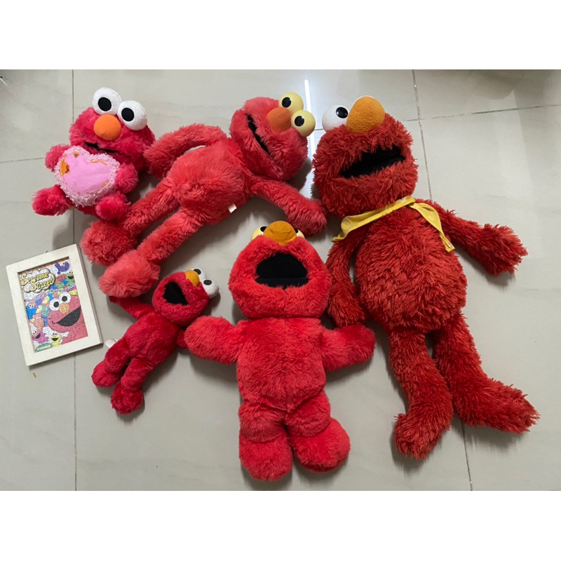 Elmo Sesame Street เอลโม่ Red Muppet เอวโม
