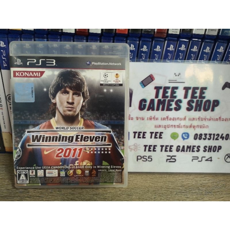 winning eleven​ 2011 ps3 แผ่น​แท้มือสอง​ โซน​2