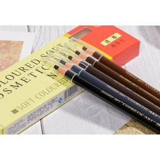 พร้อมส่งค่ะ ดินสอเขียนคิ้วดึงเชือก ไม่ต้องเหลา เพียงแค่ดึงเชือก Coloured Soft Cosmetic Art Eyebrow Pencil***ตัวถูก***
