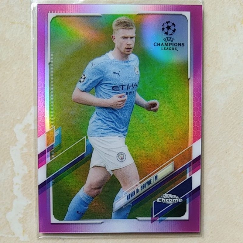 การ์ดฟุตบอล topps Chrome KDB mancity /175