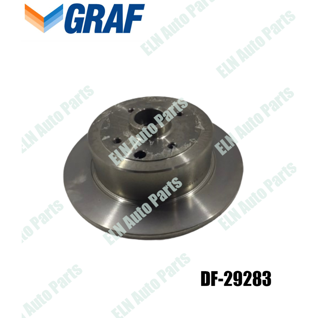 จานดิสก์เบรคหลัง(คู่)OPEL Calibra 2.0i 16v Turbo 4WD 92/,Kadett 1.8GSi,2.0GSI 89/261 mm.ไม่มีรูระบาย