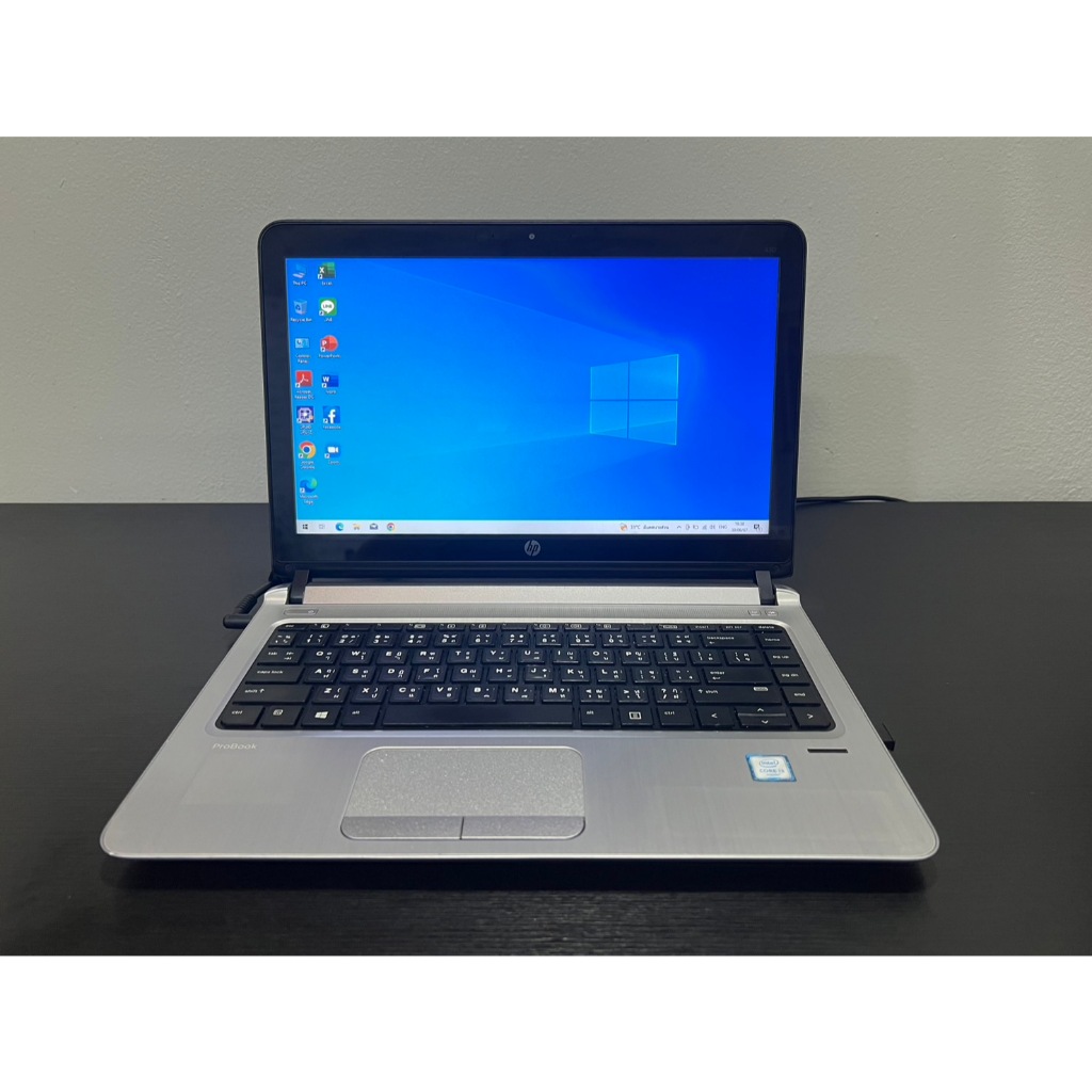 โน๊ตบุ๊คมือสอง HP ProBook 430 G3 Core i3 gen6 แรม 8gb M.2 120gb+hhd 500gb สินค้ามีรับประกันจากร้านค้